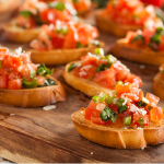 Italian Bruschetta recipe at CaramelizedOnions.com