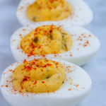 Deviled Eggs Classic Recipe at CaramelizedOnions.com