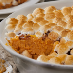 Marshmallow Sweet Potato Casserole at CaramelizedOnions.com