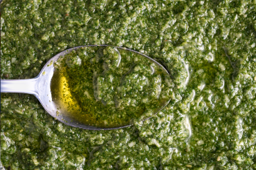 Basil Pesto Sauce at CaramelizedOnions.com